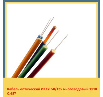 Кабель оптический ИКСЛ 50/125 многоводовый 1х10 G.657 в Алматы