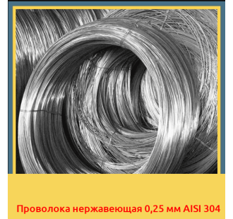 Проволока нержавеющая 0,25 мм AISI 304 в Алматы