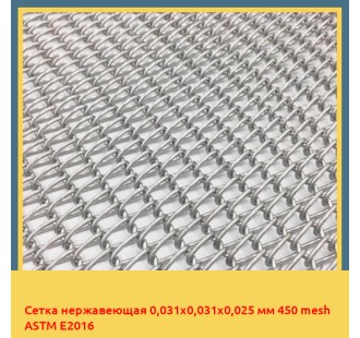 Сетка нержавеющая 0,031х0,031х0,025 мм 450 mesh ASTM E2016
