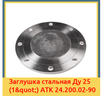 Заглушка стальная Ду 25 (1") АТК 24.200.02-90 в Алматы